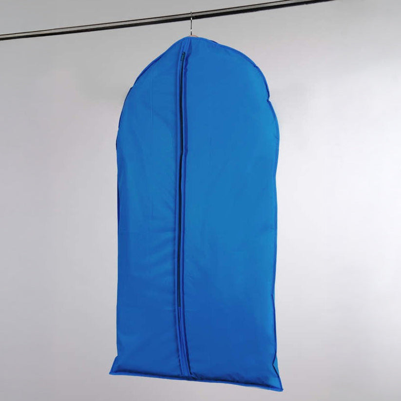 Husa de protectie pentru costum, Zola®, cu fermoar, 60x90 cm, albastru Husa de protectie pentru costum, Zola®, cu fermoar, 60x90 cm, albastru